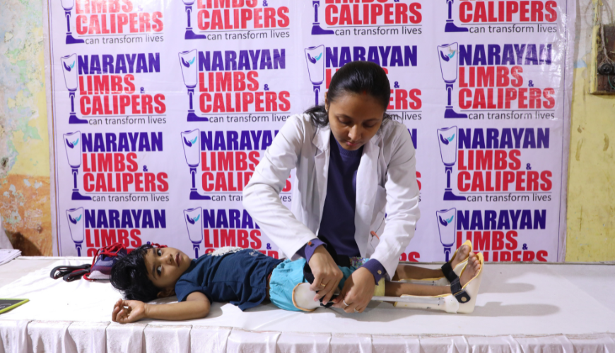 Narayan Seva Sansthan Indonesia provides free aids (limb, wheelchair) to the differently abled. Join us, donate now!